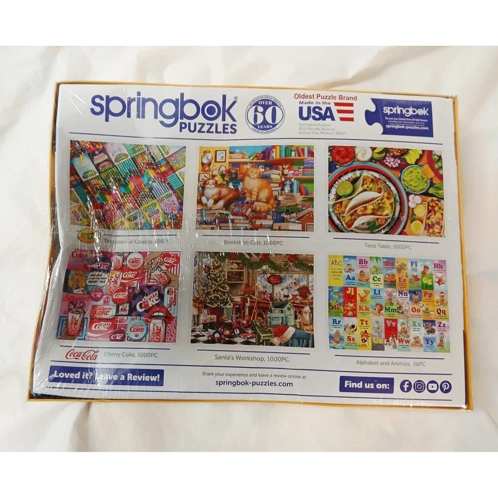 Springbok 500 Piece Landscape Jigsaw Puzzle, Multicolor Cardboard, Poster- Adult